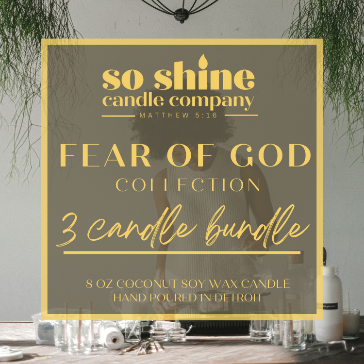 BUNDLE 'Fear of God' 3 Candle Bundle