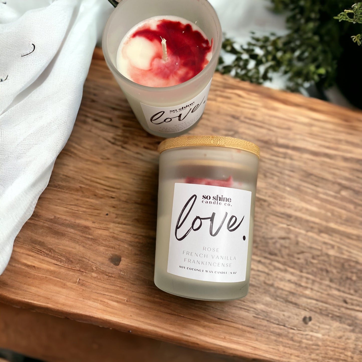 "LOVE" Luxury Candle 8 OZ Fruit of the Spirit Collection