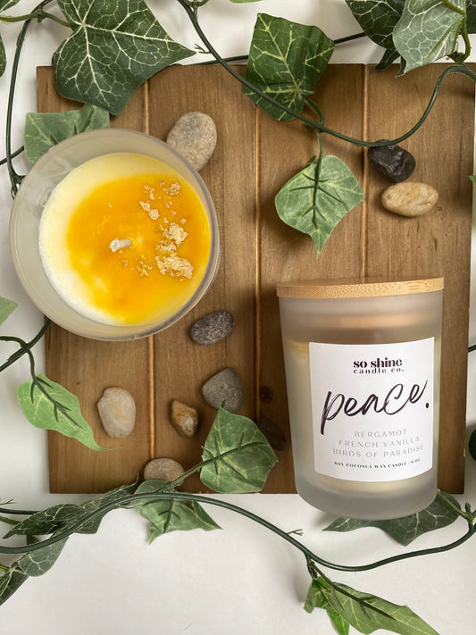 "Peace" Luxury Candle 8 OZ - Fruit of the Spirit Collection